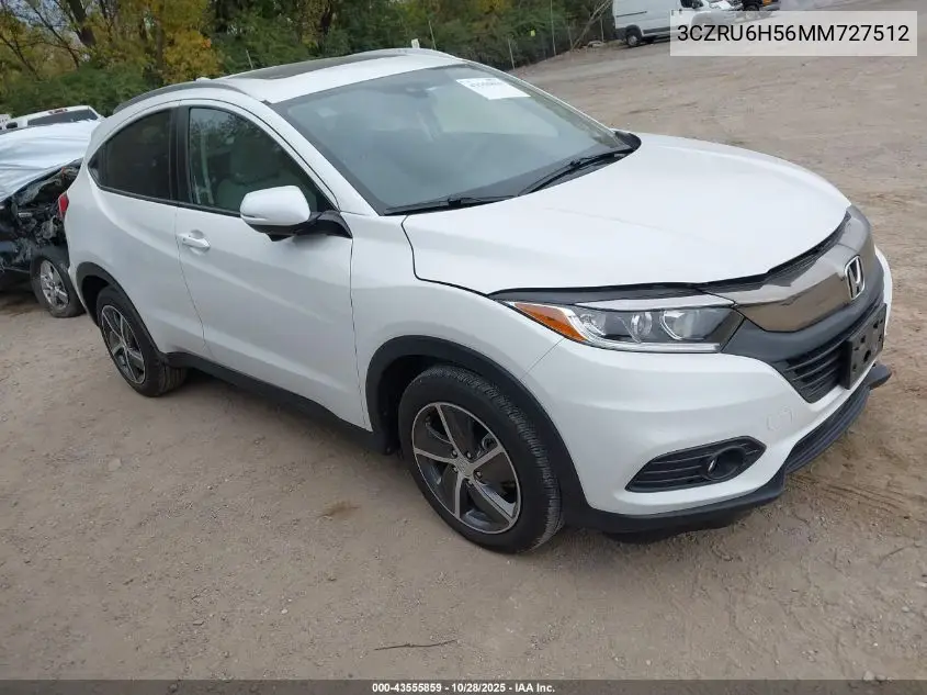 3CZRU6H56MM727512 2021 Honda Hr-V Awd Ex