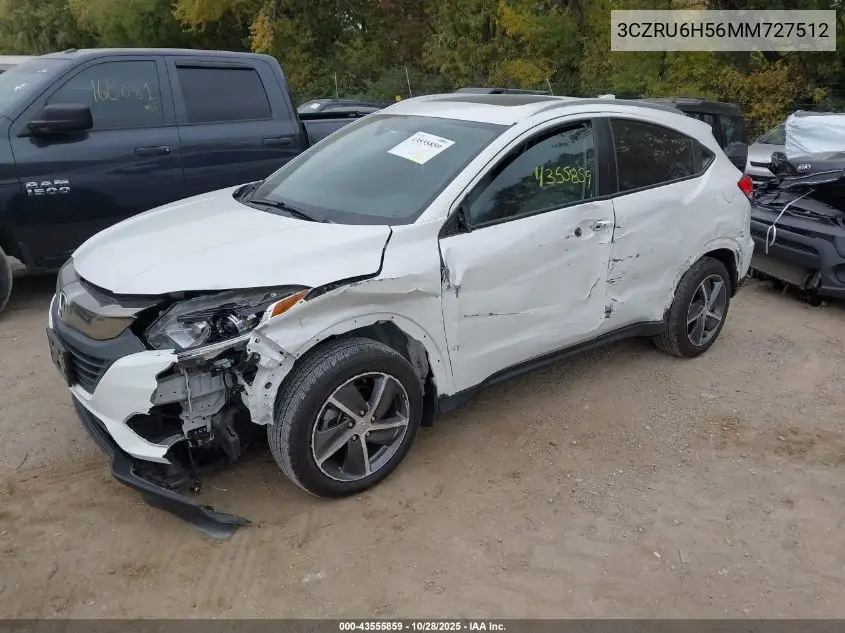 3CZRU6H56MM727512 2021 Honda Hr-V Awd Ex
