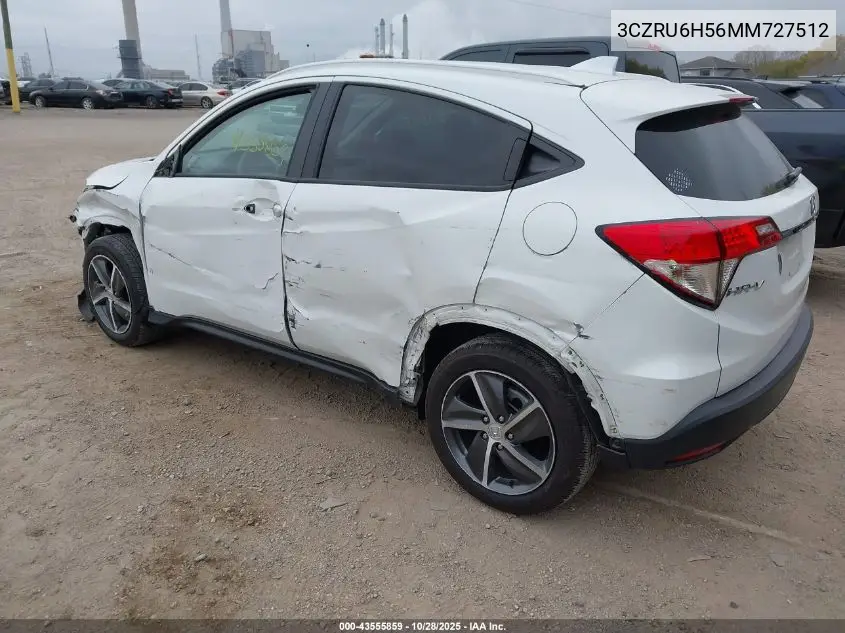 3CZRU6H56MM727512 2021 Honda Hr-V Awd Ex