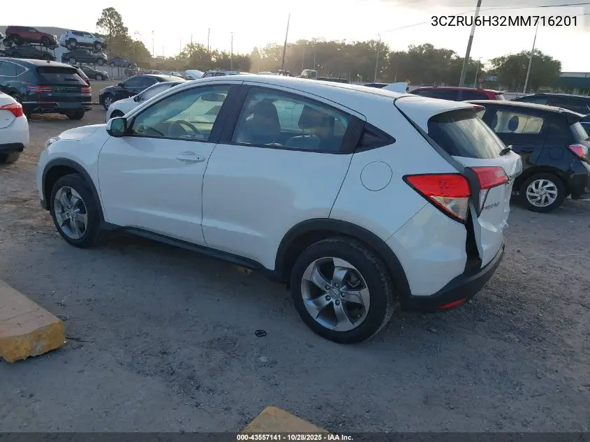 3CZRU6H32MM716201 2021 Honda Hr-V Awd Lx