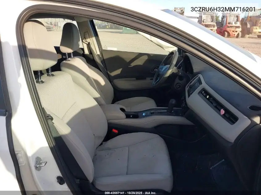 3CZRU6H32MM716201 2021 Honda Hr-V Awd Lx