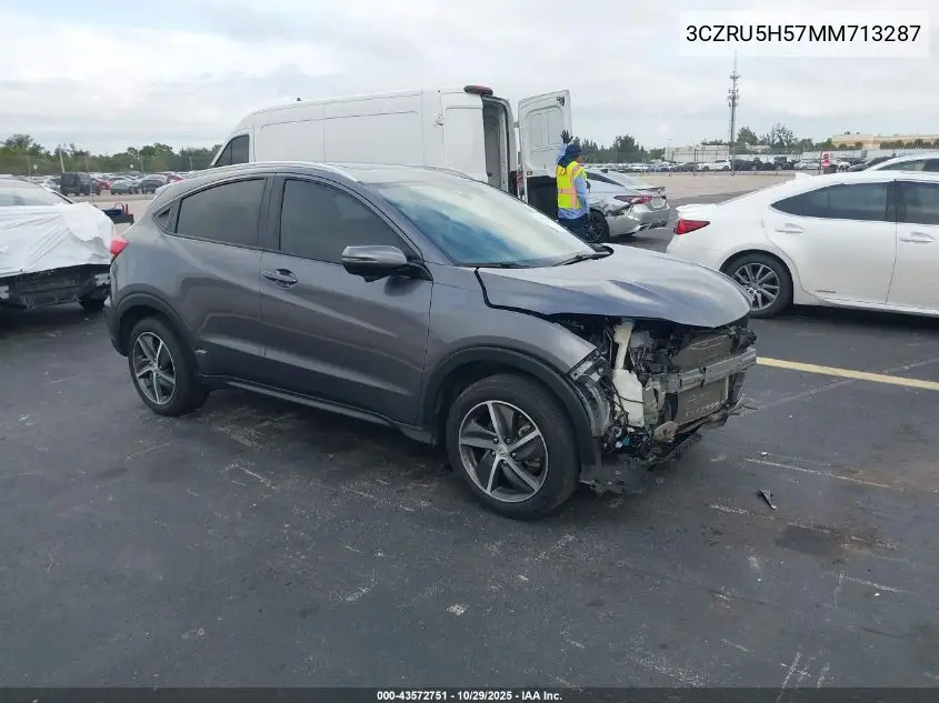 3CZRU5H57MM713287 2021 Honda Hr-V 2Wd Ex