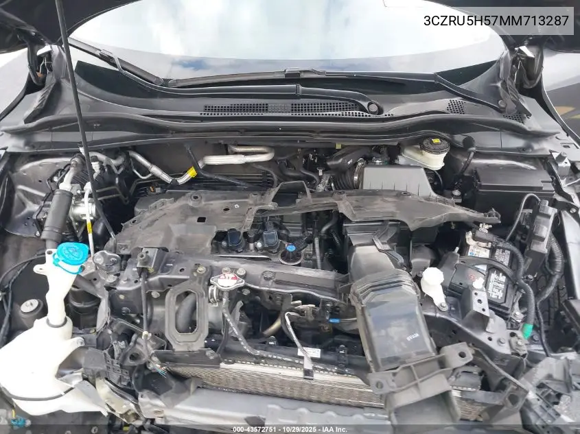 3CZRU5H57MM713287 2021 Honda Hr-V 2Wd Ex