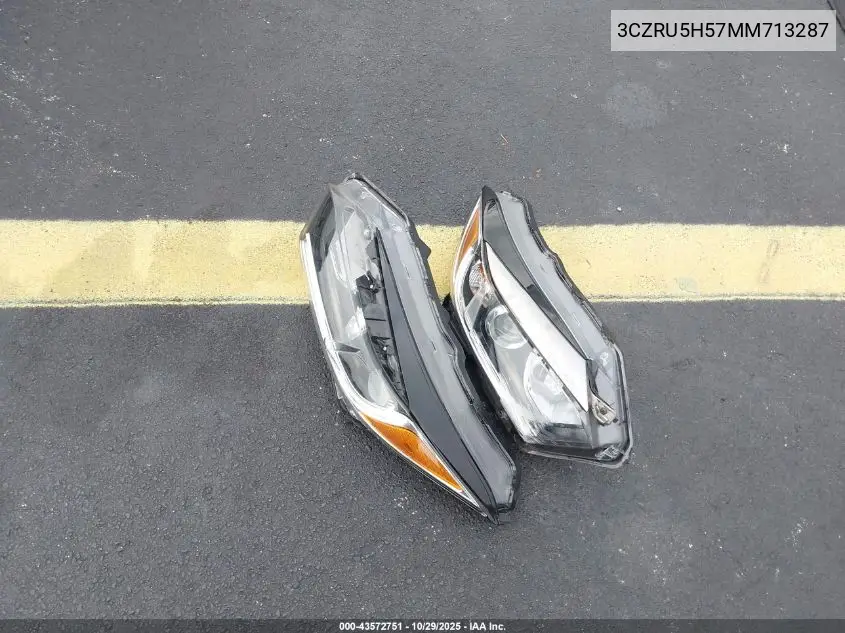 3CZRU5H57MM713287 2021 Honda Hr-V 2Wd Ex
