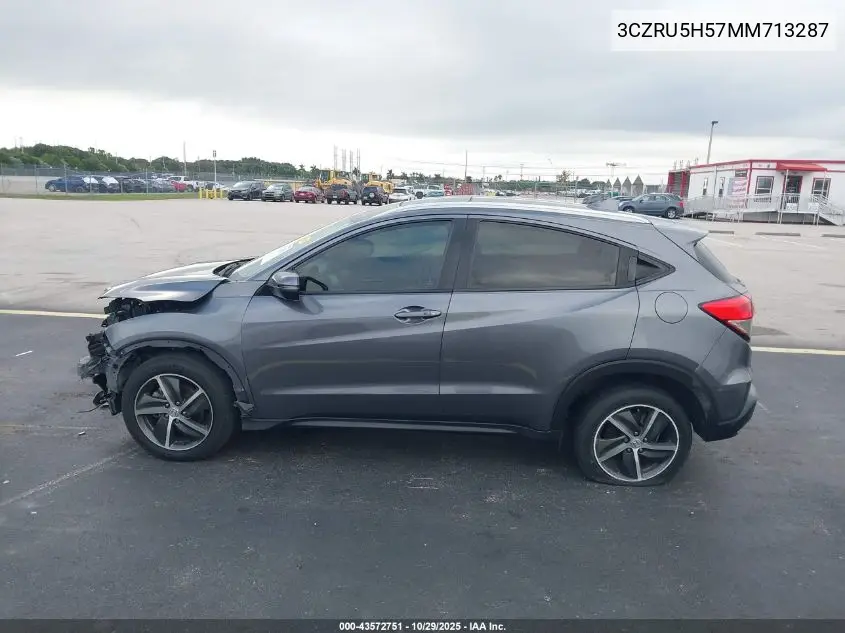 3CZRU5H57MM713287 2021 Honda Hr-V 2Wd Ex