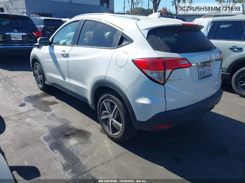 3CZRU5H58MM731698 2021 Honda Hr-V 2Wd Ex
