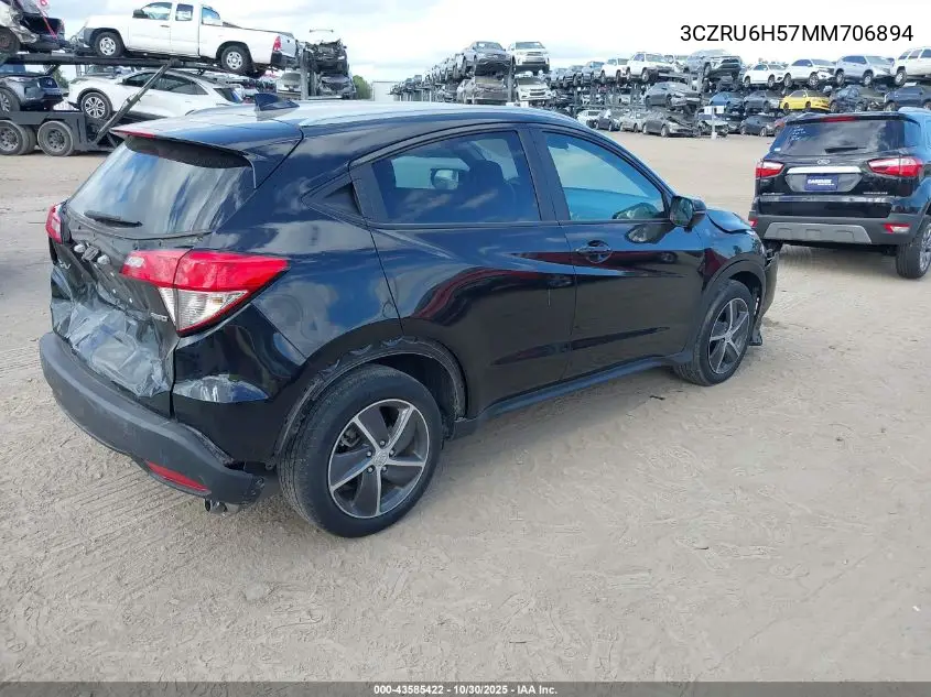 3CZRU6H57MM706894 2021 Honda Hr-V Awd Ex