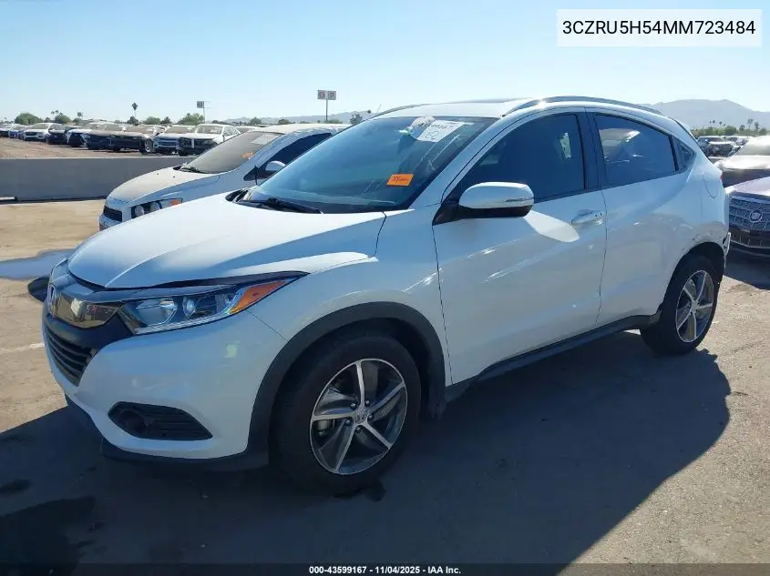 3CZRU5H54MM723484 2021 Honda Hr-V 2Wd Ex