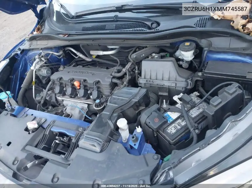 3CZRU6H1XMM745587 2021 Honda Hr-V Awd Sport