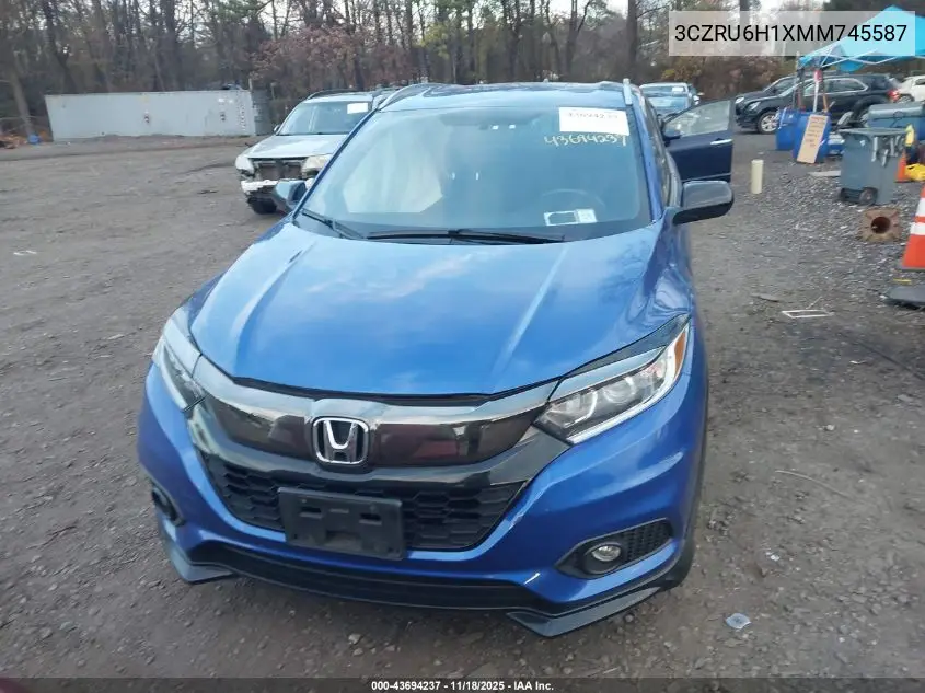 3CZRU6H1XMM745587 2021 Honda Hr-V Awd Sport
