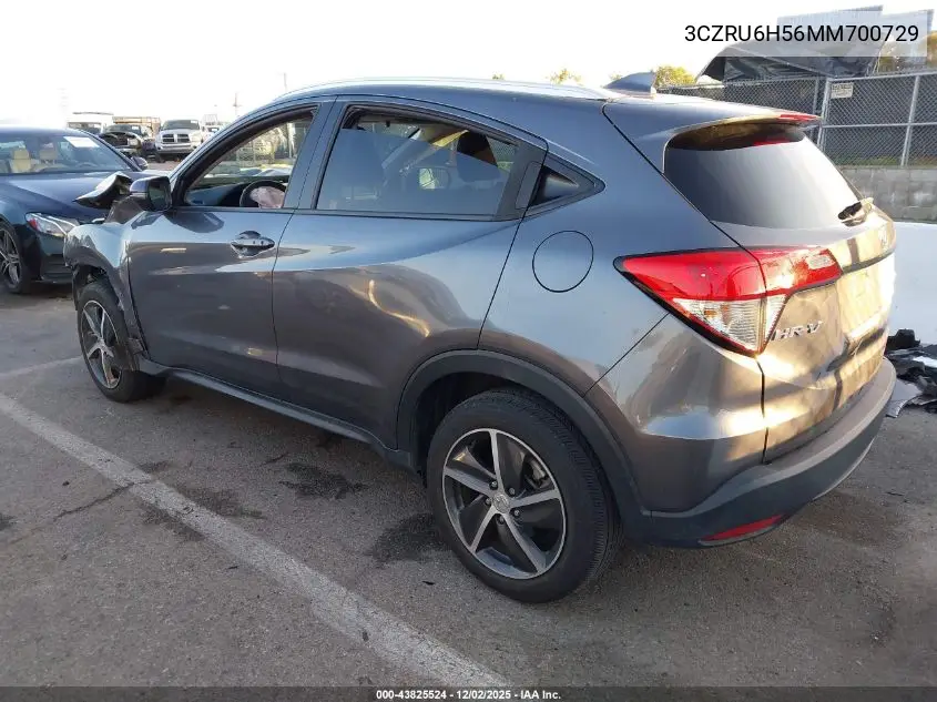 3CZRU6H56MM700729 2021 Honda Hr-V Awd Ex