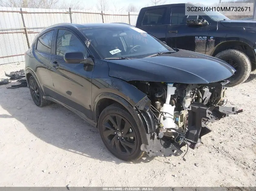 3CZRU6H10MM732671 2021 Honda Hr-V Awd Sport