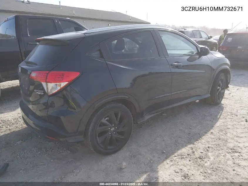 3CZRU6H10MM732671 2021 Honda Hr-V Awd Sport