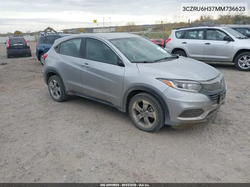 3CZRU6H37MM736623 2021 Honda Hr-V Awd Lx