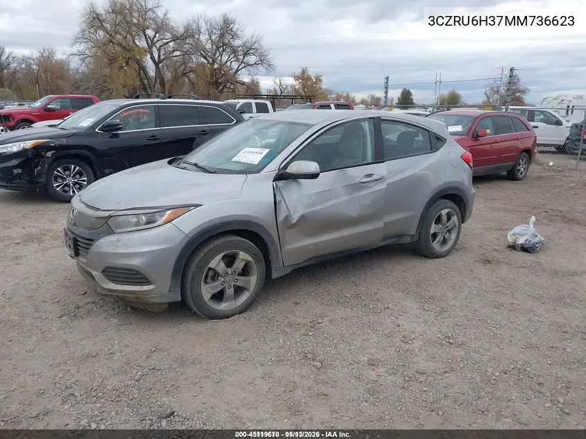 3CZRU6H37MM736623 2021 Honda Hr-V Awd Lx