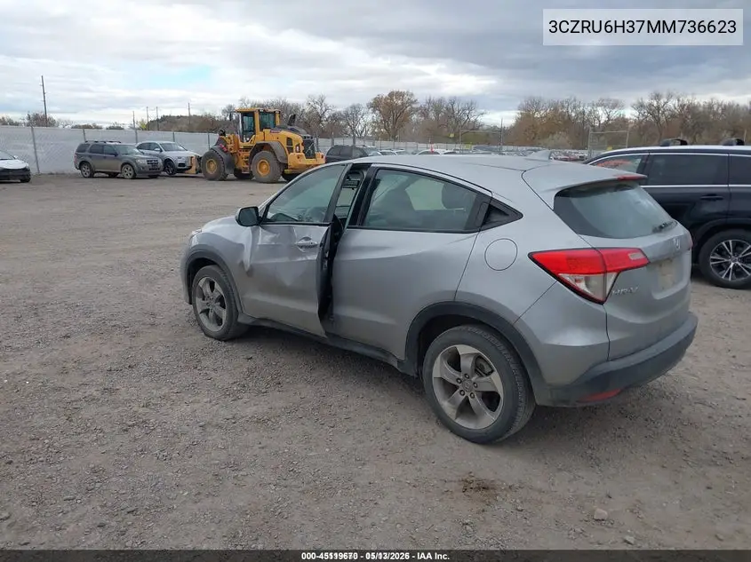 3CZRU6H37MM736623 2021 Honda Hr-V Awd Lx