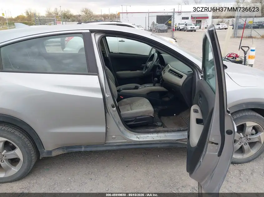 3CZRU6H37MM736623 2021 Honda Hr-V Awd Lx