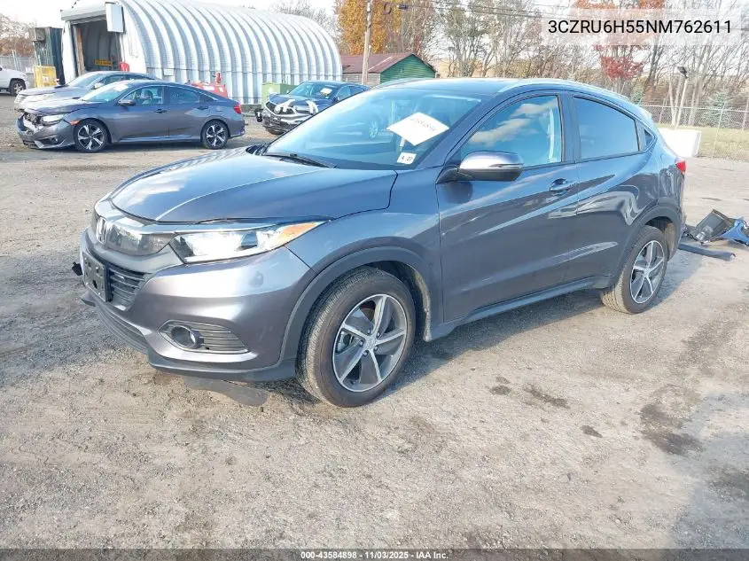 3CZRU6H55NM762611 2022 Honda Hr-V Awd Ex