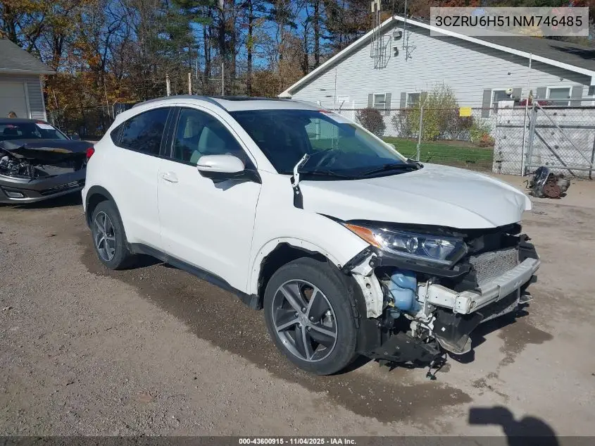 3CZRU6H51NM746485 2022 Honda Hr-V Awd Ex