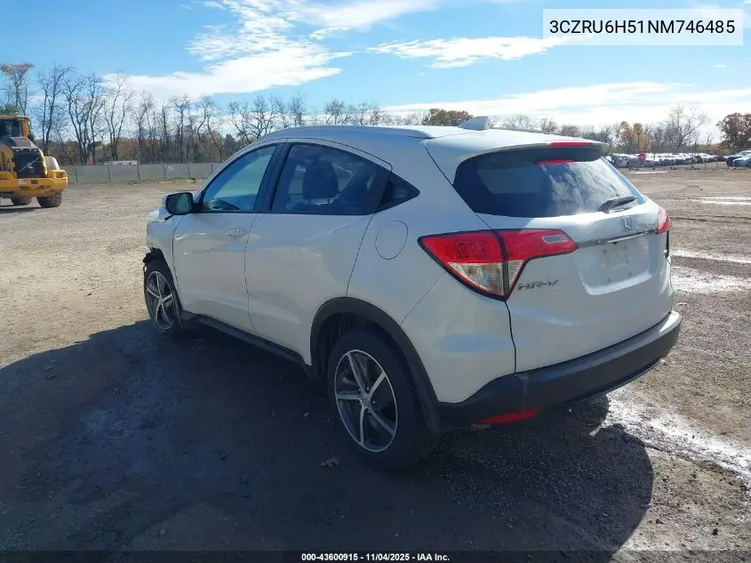 3CZRU6H51NM746485 2022 Honda Hr-V Awd Ex