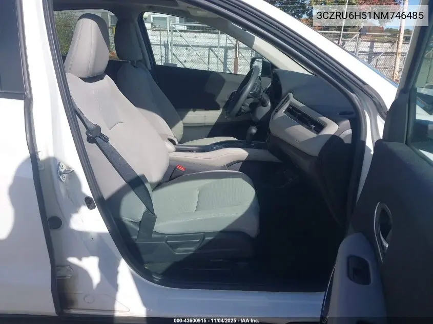 3CZRU6H51NM746485 2022 Honda Hr-V Awd Ex