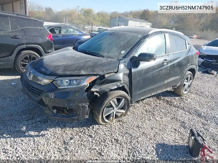 3CZRU6H52NM747905 2022 Honda Hr-V Awd Ex