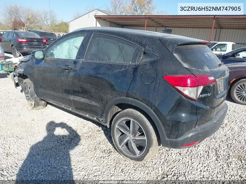 3CZRU6H52NM747905 2022 Honda Hr-V Awd Ex