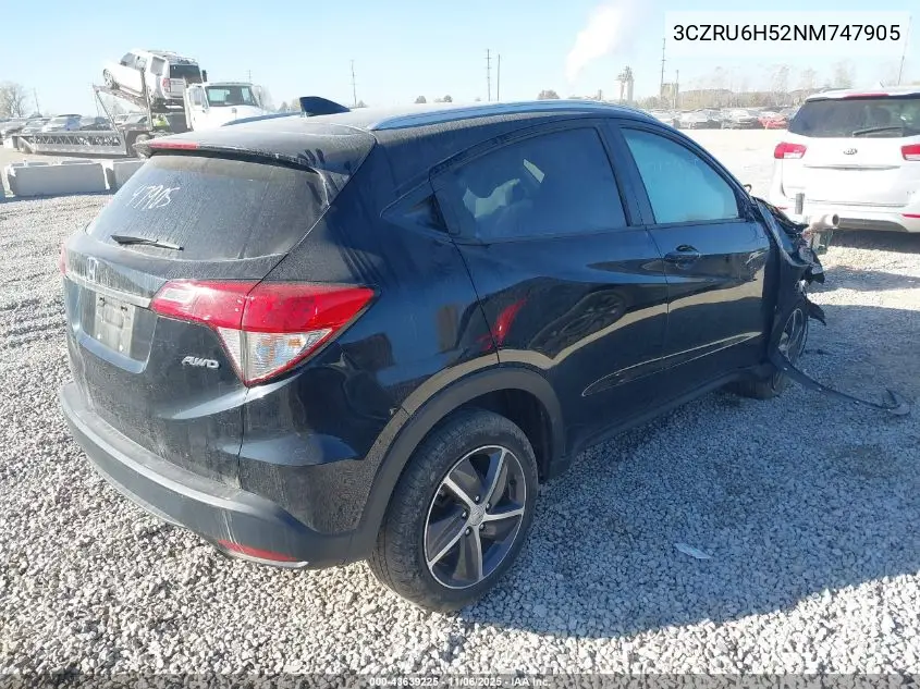 3CZRU6H52NM747905 2022 Honda Hr-V Awd Ex