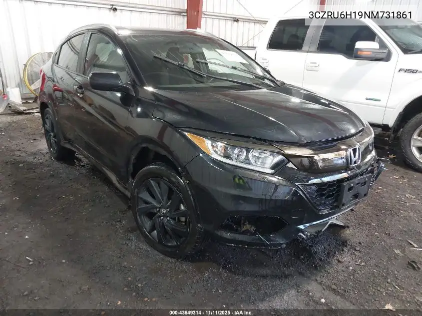 3CZRU6H19NM731861 2022 Honda Hr-V Awd Sport
