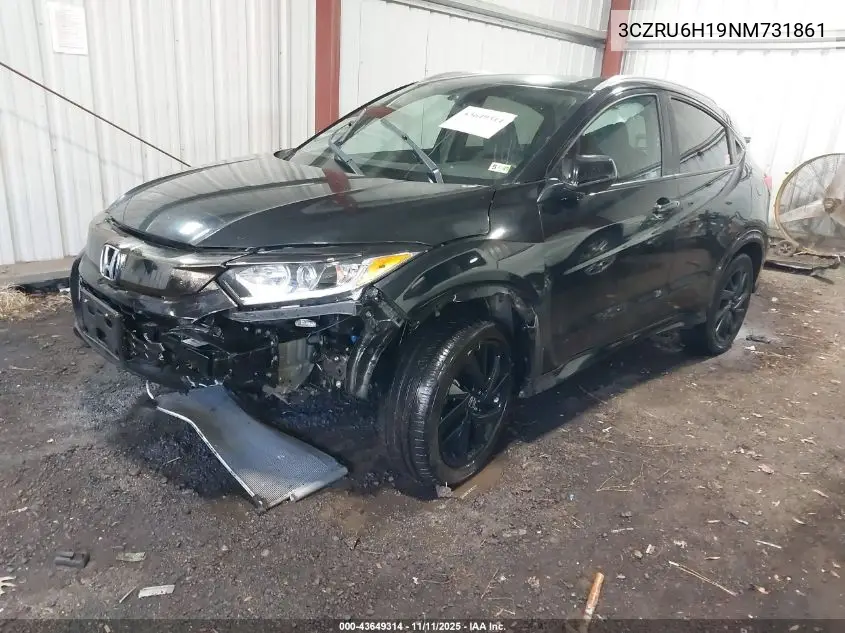 3CZRU6H19NM731861 2022 Honda Hr-V Awd Sport