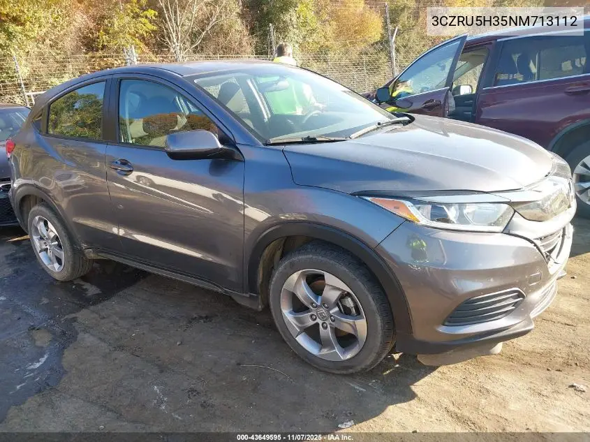 3CZRU5H35NM713112 2022 Honda Hr-V 2Wd Lx