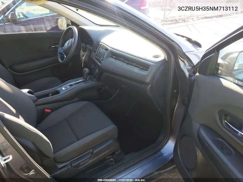 3CZRU5H35NM713112 2022 Honda Hr-V 2Wd Lx