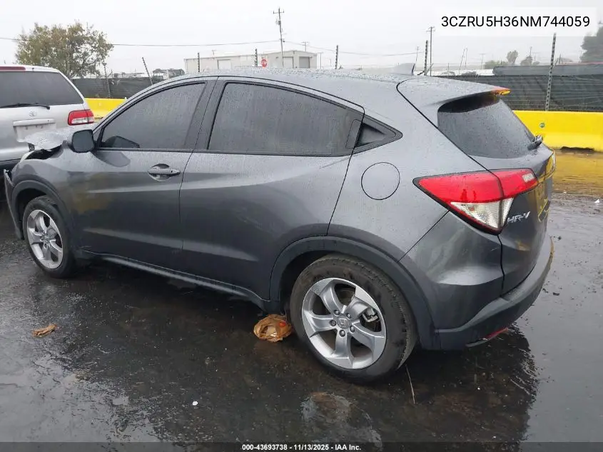 3CZRU5H36NM744059 2022 Honda Hr-V 2Wd Lx