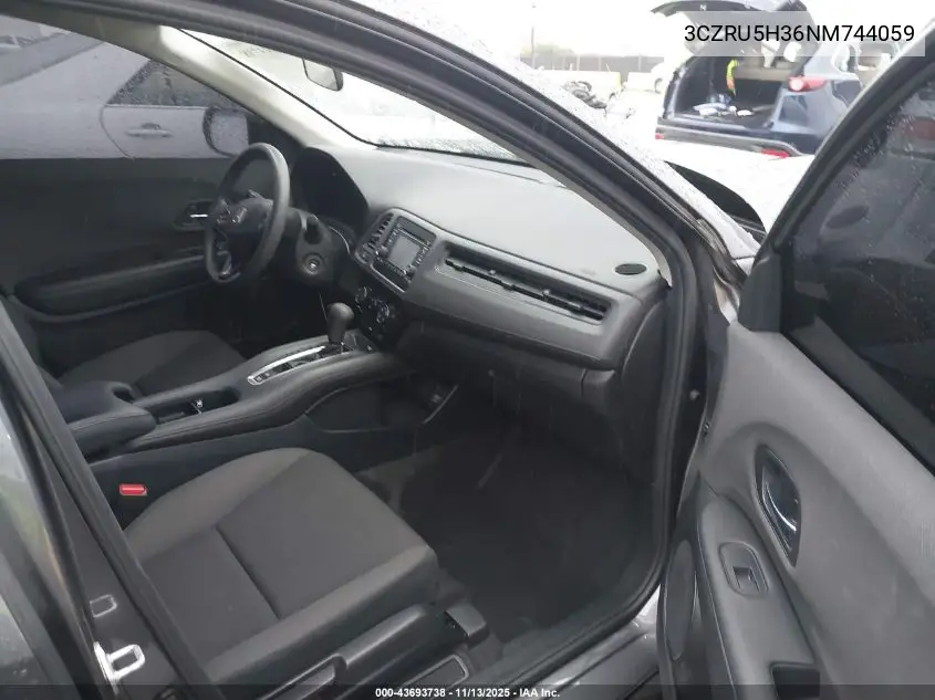 3CZRU5H36NM744059 2022 Honda Hr-V 2Wd Lx