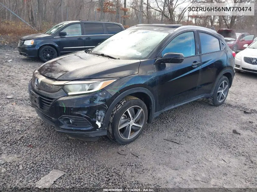 3CZRU6H56NM770474 2022 Honda Hr-V Awd Ex