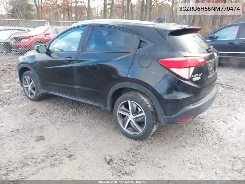 3CZRU6H56NM770474 2022 Honda Hr-V Awd Ex