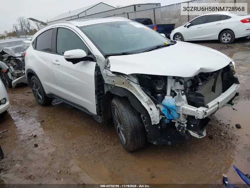 3CZRU6H58NM728968 2022 Honda Hr-V Awd Ex