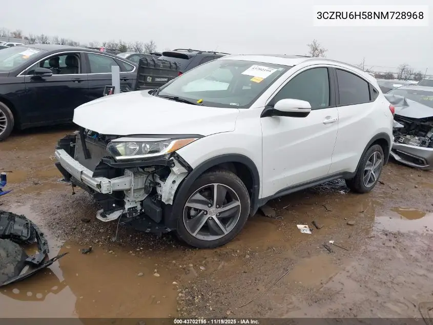 3CZRU6H58NM728968 2022 Honda Hr-V Awd Ex