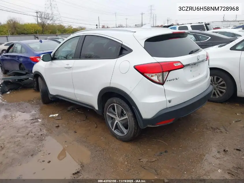 3CZRU6H58NM728968 2022 Honda Hr-V Awd Ex