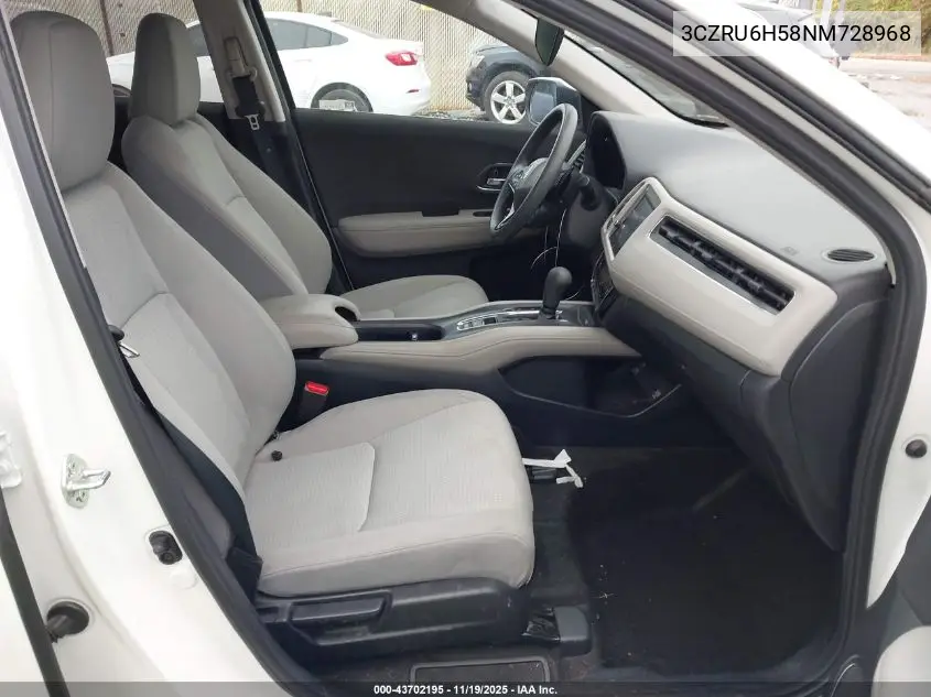 3CZRU6H58NM728968 2022 Honda Hr-V Awd Ex