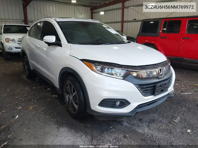 3CZRU6H56NM769972 2022 Honda Hr-V Awd Ex