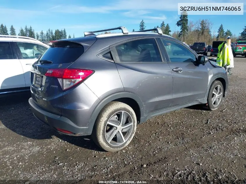 3CZRU6H51NM746065 2022 Honda Hr-V Awd Ex