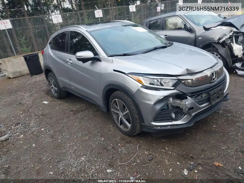 3CZRU6H55NM716339 2022 Honda Hr-V Awd Ex