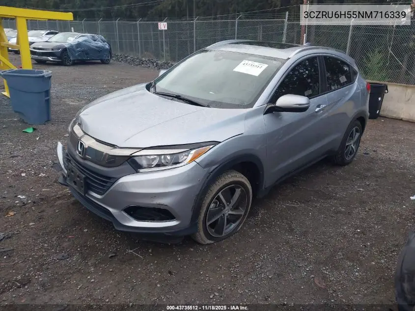 3CZRU6H55NM716339 2022 Honda Hr-V Awd Ex