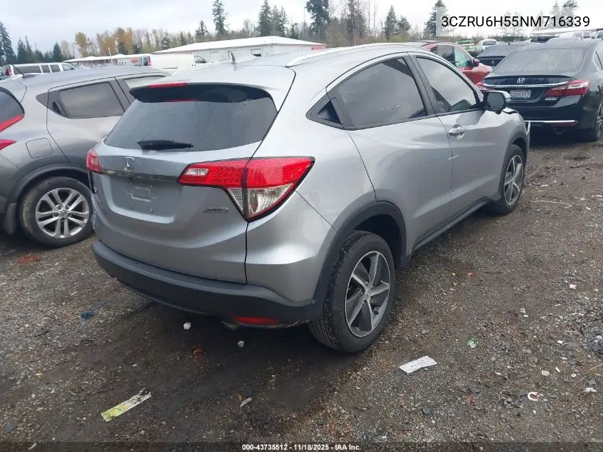 3CZRU6H55NM716339 2022 Honda Hr-V Awd Ex
