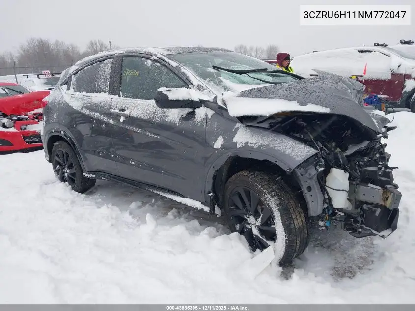 3CZRU6H11NM772047 2022 Honda Hr-V Awd Sport