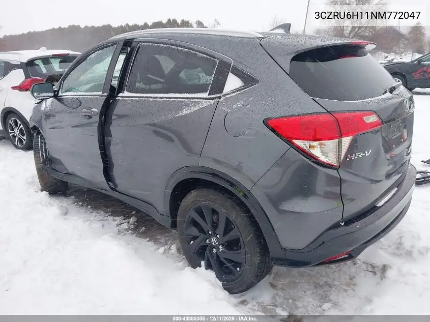 3CZRU6H11NM772047 2022 Honda Hr-V Awd Sport