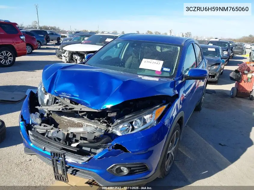 3CZRU6H59NM765060 2022 Honda Hr-V Awd Ex