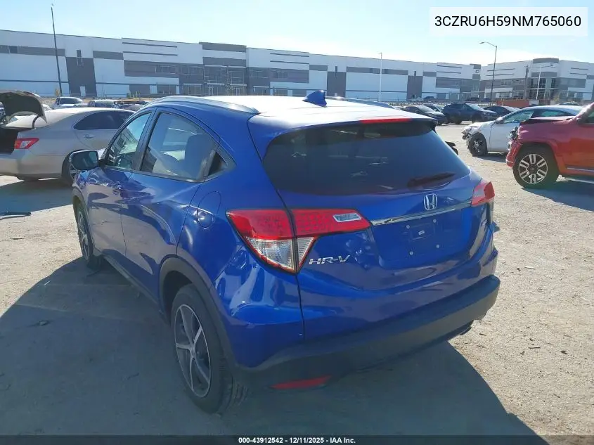 3CZRU6H59NM765060 2022 Honda Hr-V Awd Ex