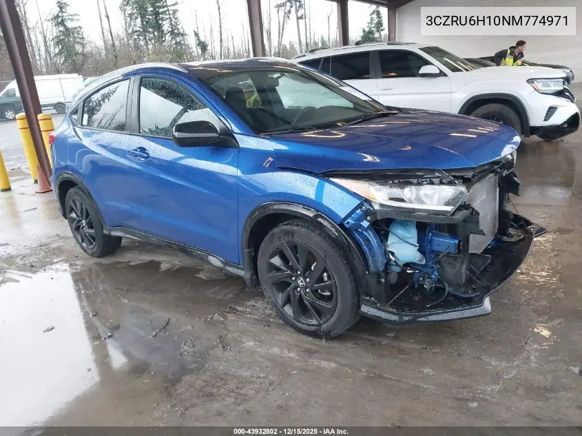 3CZRU6H10NM774971 2022 Honda Hr-V Awd Sport